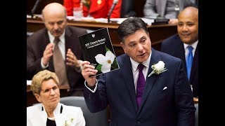 Ontario Liberal government delivers budget