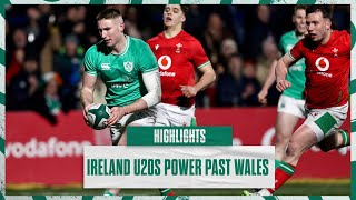 Highlights: Ireland U20s Six Try Win Against Wales