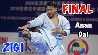 Zigi - Anan Dai - Final WKF Karate 1 Series A Shanghai Vs Damian Hugo Quintero