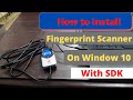 How to Install Digital Persona U r U 4500  on Window 10 {Fingerprint Scanner} |Mansoor Anwar| (Urdu)