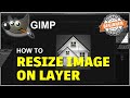 gimp how to resize image in layer tutorial