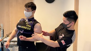 【ベンチプレス】競技歴1年で185kg上げる男の大胸筋と腕がデカすぎた【74kg級】