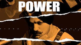 POWER ( New Song ) Sidhu Moose Wala | TheKidd | Sukh Sanghera | Latest New Song 2021