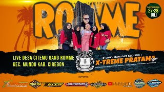 🔴LIVE ( pagi ) SINGA DANGDUT X-TREME PRATAMA NEW | SEA PARTY PEMUDA ROMME | SABTU, 27 JULI 2024