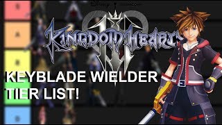 Kingdom Hearts Keyblade Wielders Tier List!