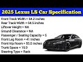 2025 lexus ls ls 500 rwd features and specs best car reviews hosa kathe