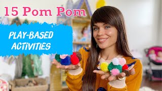 15 Developmental Activities With Pom Poms For Toddlers And Preschoolers