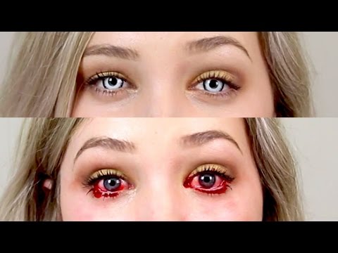 5 creepy colored contact