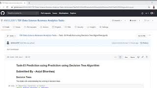 TSF Data Science Business Analytics Tasks Task 03 Prediction using Decision Tree Algorithm