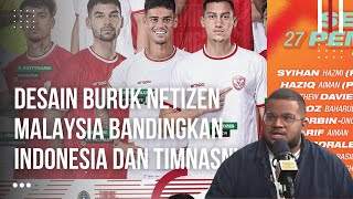 Desain Buruk, Poster Squad Timnas Malaysia di Rujak Netizennya