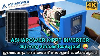 ASHAPOWER MPPT Solar Inverter | VOC 140v Up to 2000 Watts Solar Panel