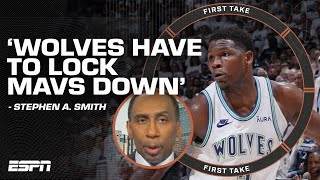 'Timberwolves HAVE to LOCK MAVERICKS DOWN' 🔒 - Stephen A. Smith on WCF Game 2 | First Take