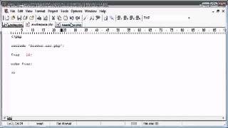 Beginner PHP Tutorial 42 include and require Functions flv