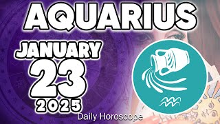 𝐀𝐪𝐮𝐚𝐫𝐢𝐮𝐬 ♒ ⚠️GLORIOUS NEWS🎁 YOU DIDN’T SEE IT COMING😲 Horoscope for today JANUARY 23 2025 🔮  #zodiac