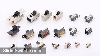 Slide switch 3 PINS defond slide switch 1p2t Vertical slide Switch two position