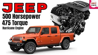 500HP Jeep 3.0-Liter Inline-Six Hurricane Engine Revealed