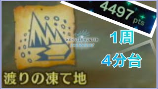 【MHW IB   採取】調査ポイント編　１周　４分台で４０００pts