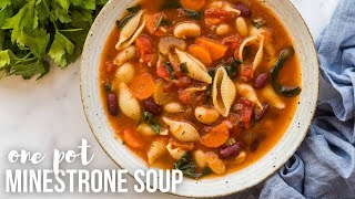 Easy Minestrone Soup | The Recipe Rebel
