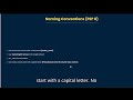 Python Naming Conventions Explained in 2 Minutes