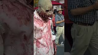 Zombie Halloween walking #subscribe #viral #creative #shorts #viralvideo