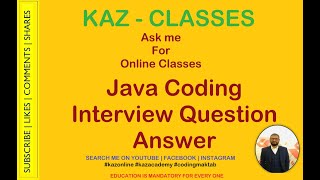 Interview Question | Basic |Java Coding | Check Odd Number | Selenium Automation | May 2024