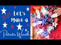 Patriotic Mesh Wreath: #FourthofJuly (How to make an easy Mesh Wreath)