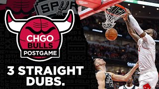Andre Drummond GOES FULL GOON MODE in Chicago Bulls win over Spurs | CHGO Bulls Postgame Podcast