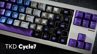 TKD Cycle7 Keyboard: Sound Test \u0026 Review with Linear and Clicky Switches