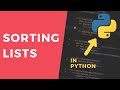 Sorting a list - 1 Minute Python Tutorial #shorts