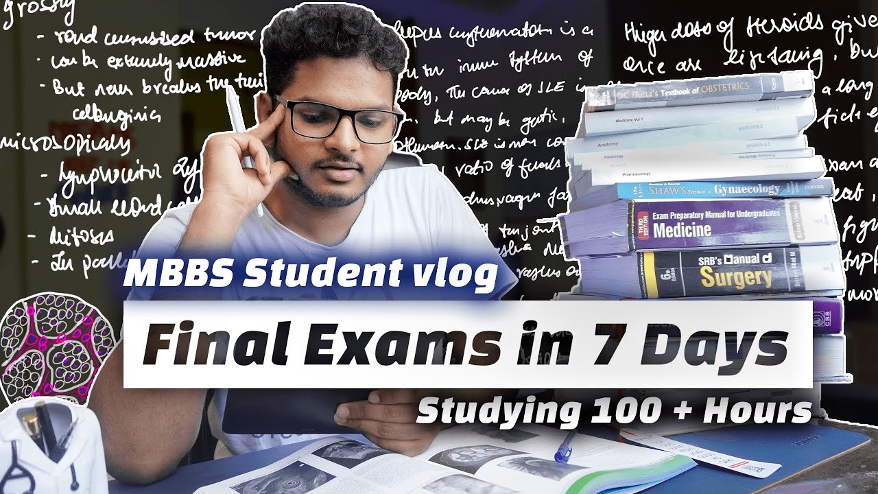 Studying 100+ Hours For Final MBBS Exams | Exam Saga Ep.01 - YouTube