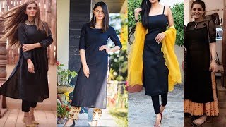 Top 100 Stylish Black Kurti Designs 2020