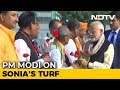 PM Modi In Sonia Gandhi's Turf Raebareli, Visits Coach Factory