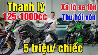 THANH LÝ LÔ XE TỒN KAWSAKI Z1000 Z900 Z800 R15V3 CBR CB650R R15M XSR 155 Ô TÔ SỐC 5 TRIỆU XMGR