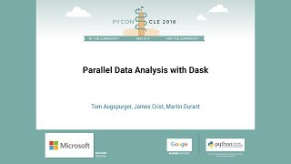 Tom Augspurger, James Crist, Martin Durant - Parallel Data Analysis with Dask - PyCon 2018