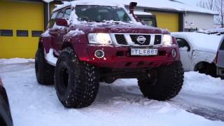 Nissan patrol gu4 super jeep iceland