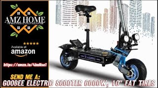 Overview Goobee Electric Scooter 6000w,10\