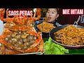 HARI INI AKU KEPASAR IKAN, MASAK KERANG DAN MUKBANG KERANG MACAN SAOS PEDAS, KEPITING, MIE HITAM‼️