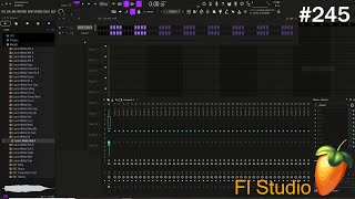 Making techno in Fl Studio using Stock plugins and drums only #245 FLP Available