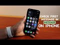 How to See First Message in iMessage Chat without Scrolling
