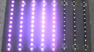 LEDの色が変わりながら流れるリレー