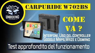 Carpuride W702BS - CarPlay for BMW - How is it? Test Google Maps, Waze, Osmand and more...