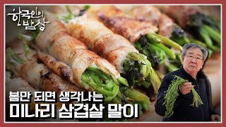 [한국인의밥상] 미나리추어탕부터 미나리꼬막무침까지! 미나리씨가 퍼트린 봄철 밥상  |  “남해 1번지, 봄맞이 밥상” (KBS 210318 방송)