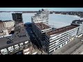 aerial view of töölö and kalasatama in helsinki finland