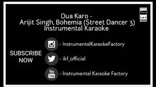 Dua Karo Song Instrumental Karaoke With Lyrics Arijit Singh Street Dancer 3 | PURE & CLEAN KARAOKE