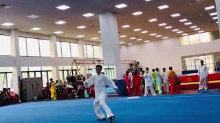 Huy chương vàng thái cực kiếm 33 thức giải vô địch wushu tphcm 2023