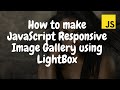 How to make Image Gallery Using Lightbox In JavaScript