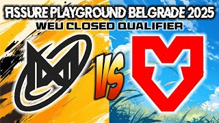 NIGMA GALAXY vs MOUZ | CRAZY SERIES !! Fissure Play 2025: WEU Closed Qualifier