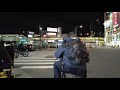 4k tokyo mejiro night walking. 目白から高田馬場まで歩きます。 january 27th 2021