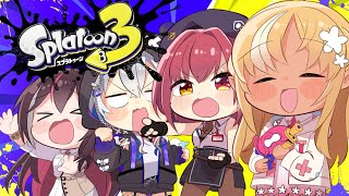 【スプラトゥーン3】はじめてのスプラコラボ🔰【ホロライブ / AZKi / 不知火フレア / 天音かなた / 宝鐘マリン】