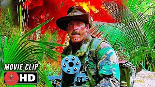 Guerilla Camp Shootout Scene Predator 1987 Jesse Ventura, Movie Clip HD